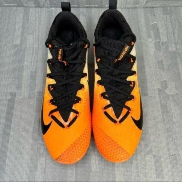 Nike Baseball Cleats Lunar Vapor Ultrafly Elite Mens Size 13 Orange/Black - Picture 5 of 7